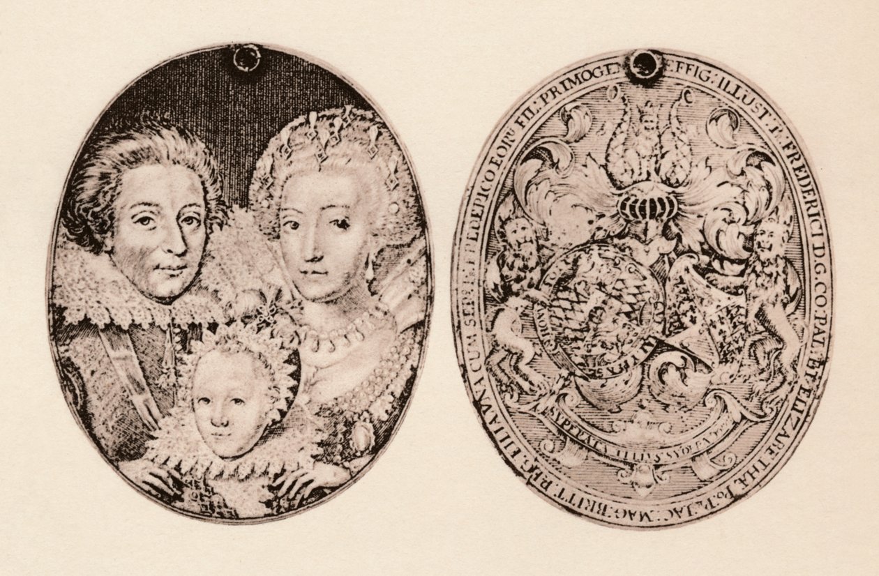 Cseh Frigyes, Elizabeth Stuart és fiuk, Frederick Henry, 1621, 1904 alkotó: Daniel Mytens