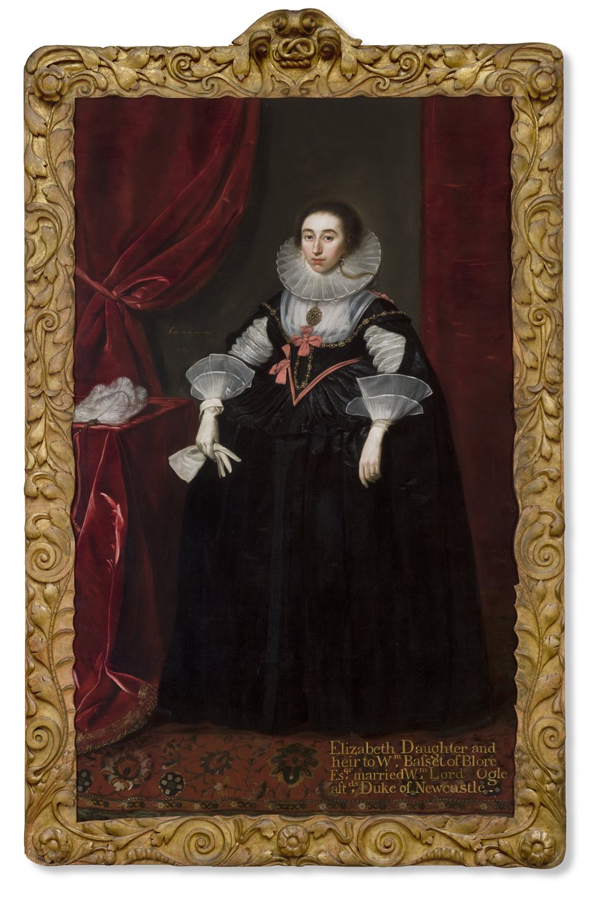 Elizabeth Cavendish portréja, 1624 alkotó: Daniel Mytens