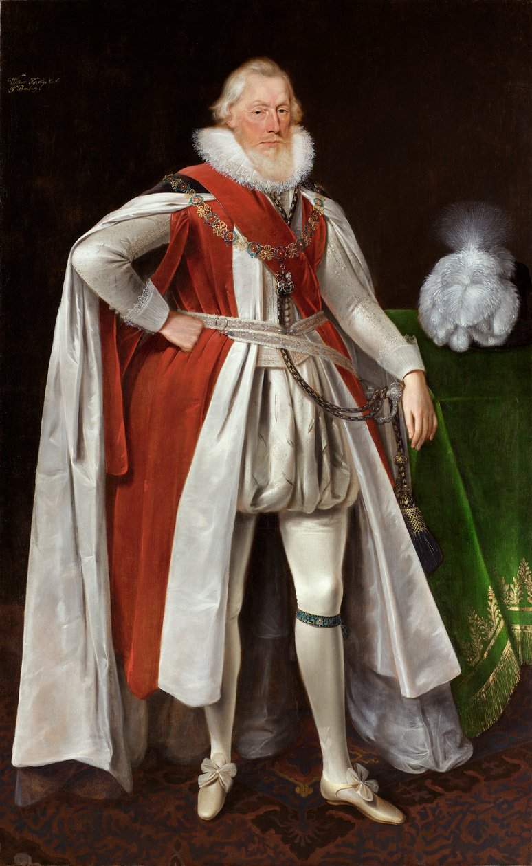 William Knollys, Banbury 1. grófja, c1615-c1620 alkotó: Daniel Mytens