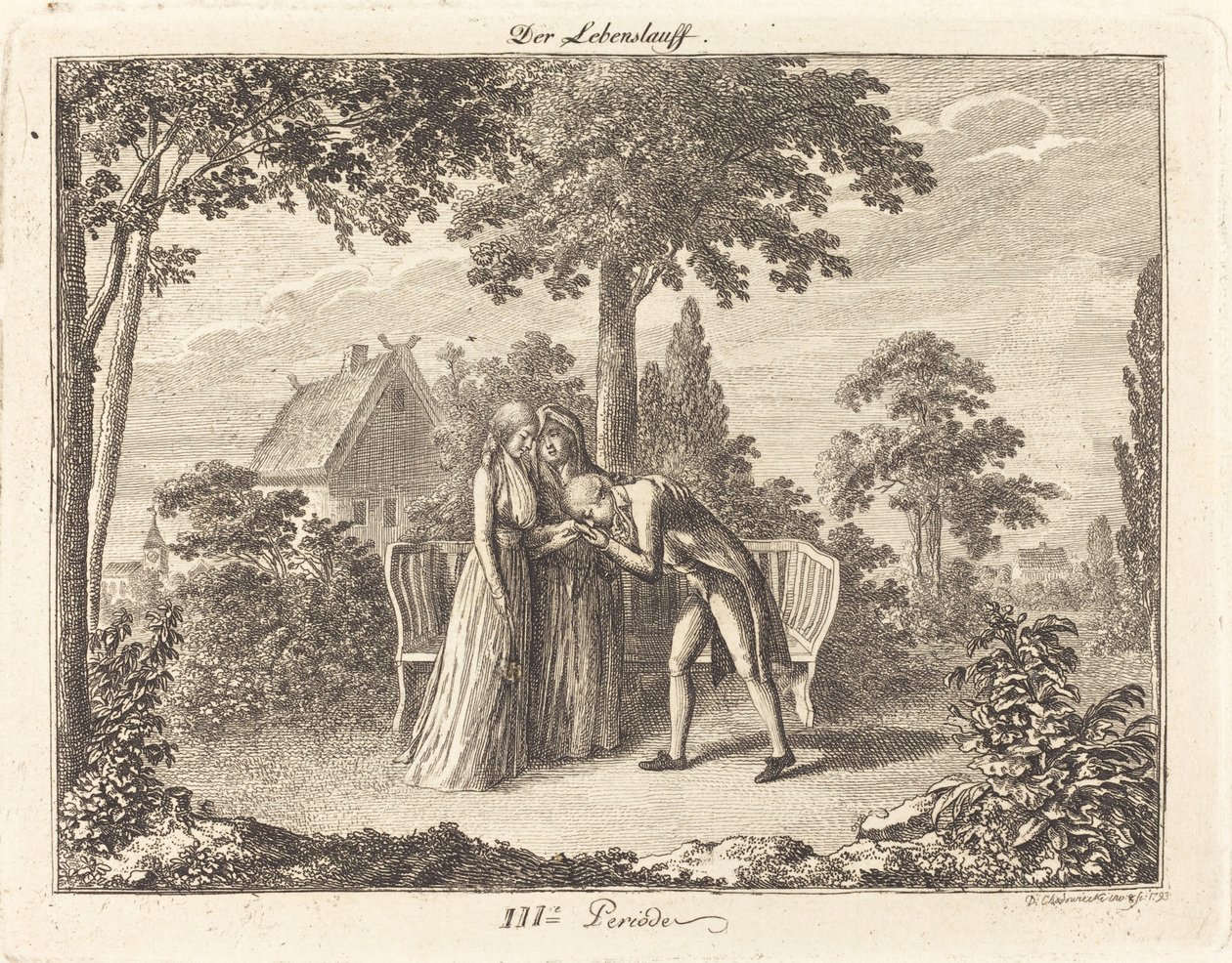 Eljegyzés alkotó: Daniel Nikolaus Chodowiecki