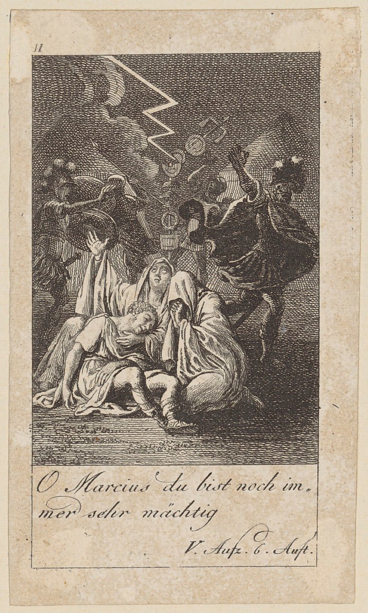11. tábla Shakespeare „Coriolanus” című művéhez alkotó: Daniel Nikolaus Chodowiecki