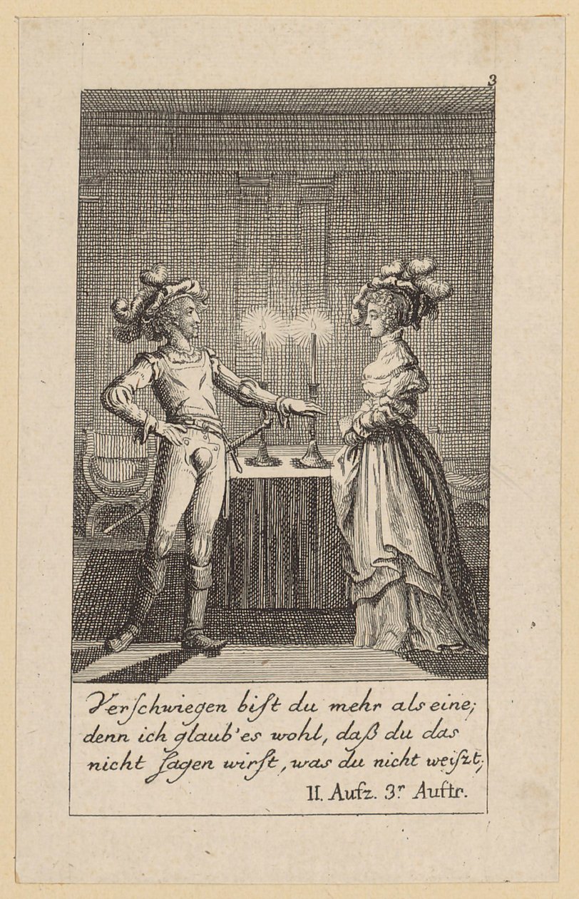 3. lap Shakespeare „IV. Henrik király” című művéhez alkotó: Daniel Nikolaus Chodowiecki