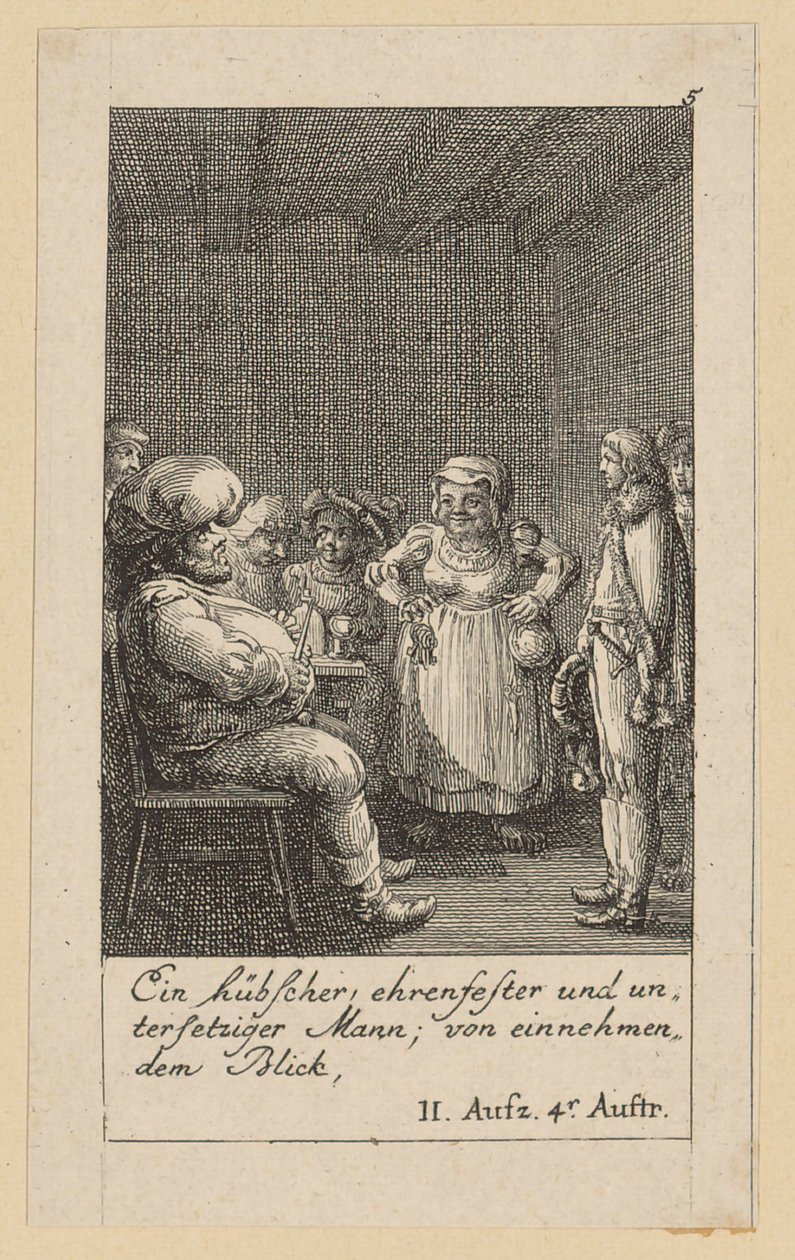 5. lap Shakespeare "IV. Henrik király" című művéhez alkotó: Daniel Nikolaus Chodowiecki