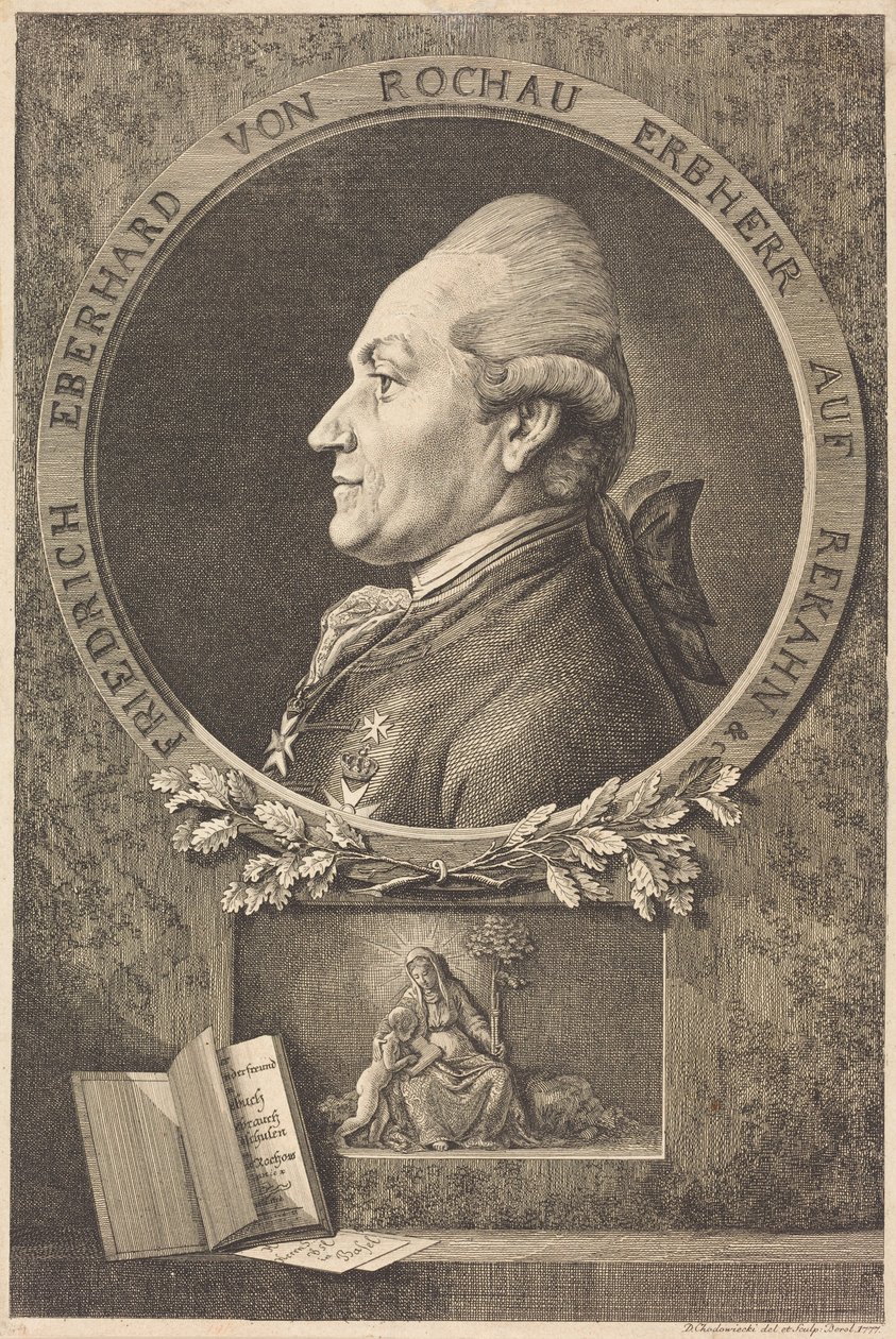 F.E. von Rochow alkotó: Daniel Nikolaus Chodowiecki