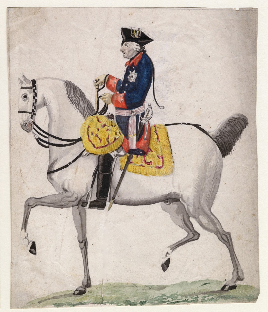 Frederic II de Prusse, Frederic le Grand - II. Porosz Frigyes - Chodowiecki, Daniel Nikolaus alkotó: Daniel Nikolaus Chodowiecki