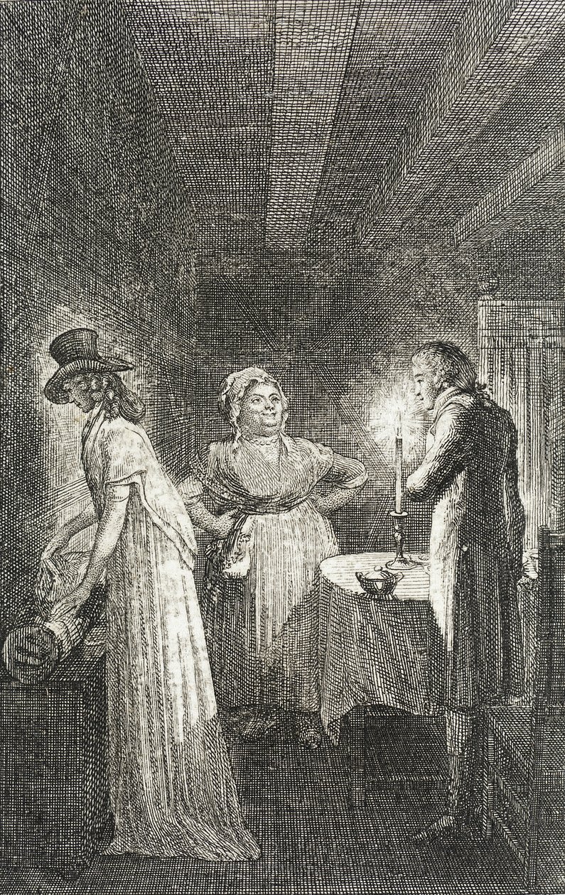 Illusztráció a „Becker 1799-es almanachja” című kiadványhoz alkotó: Daniel Nikolaus Chodowiecki
