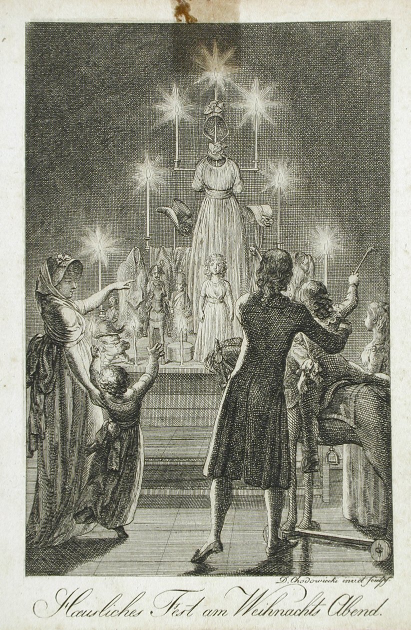 Illusztráció a „Lang’s Almanac for 1799” című kiadványhoz alkotó: Daniel Nikolaus Chodowiecki