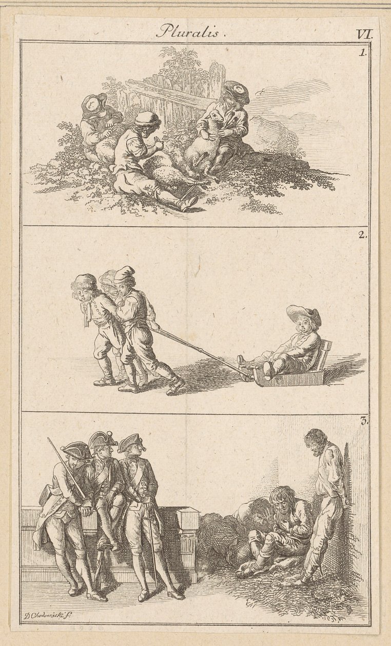 Pluralis VI alkotó: Daniel Nikolaus Chodowiecki