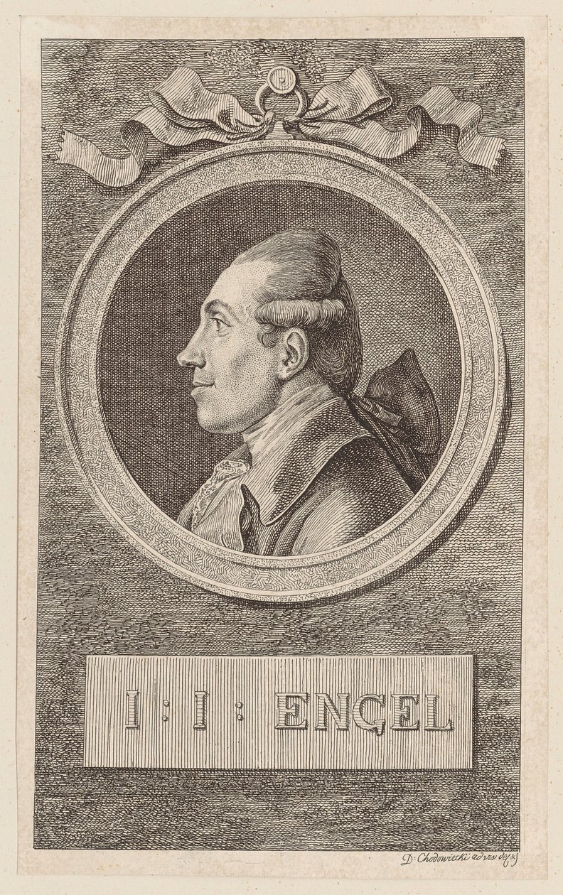 Johann Jakob Engel portréja alkotó: Daniel Nikolaus Chodowiecki