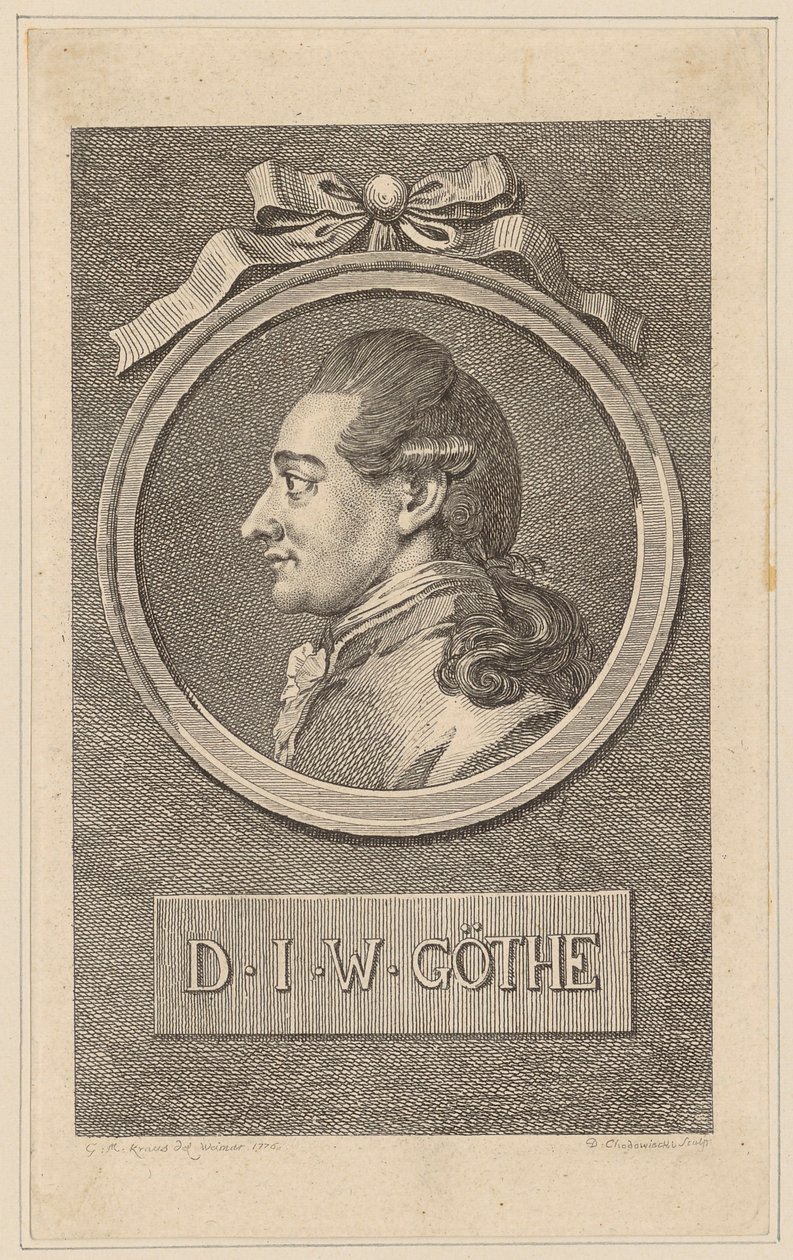 Johann Wolfgang Goethe portréja alkotó: Daniel Nikolaus Chodowiecki