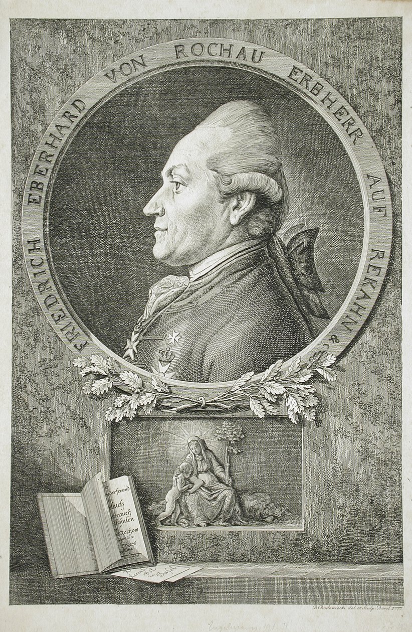 Friedrich Eberhard von Rochau portréja alkotó: Daniel Nikolaus Chodowiecki