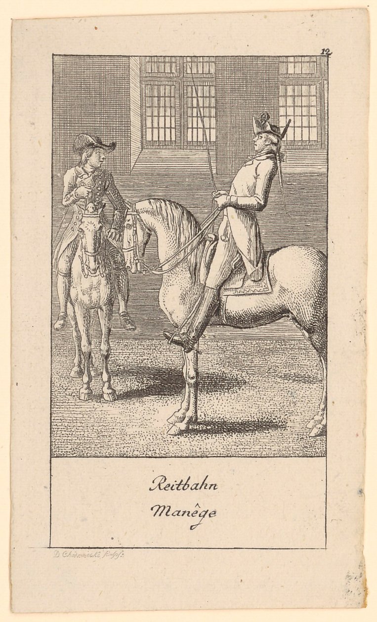 Lovarda alkotó: Daniel Nikolaus Chodowiecki