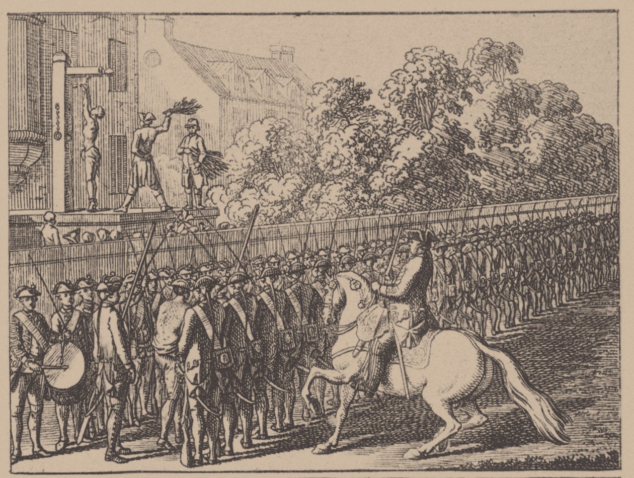 Fut a kesztyű. Illusztráció az Elementartwerkből, J. B. Basedow, 1774 alkotó: Daniel Nikolaus Chodowiecki