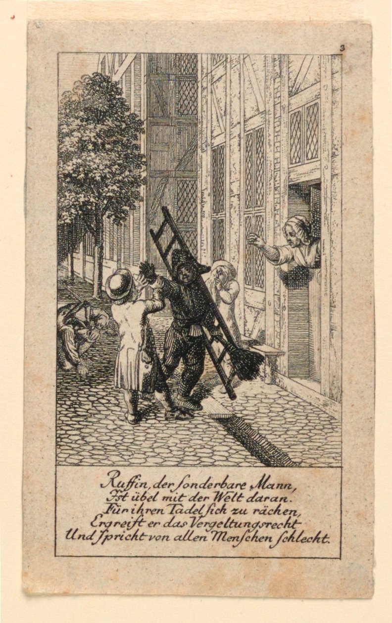 The Retalliation, Illustration for "Königl: Grosbrit [anian] genealogical calendar for the 1780 Year Lauenberg by J.G. Berenberg" alkotó: Daniel Nikolaus Chodowiecki