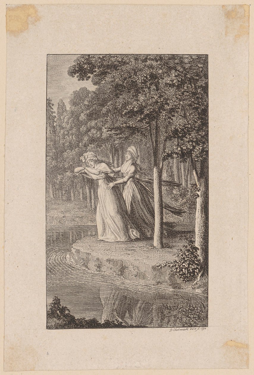 A „Leipziger Monatschrift” 1794-es évfolyamának címlaprajza alkotó: Daniel Nikolaus Chodowiecki