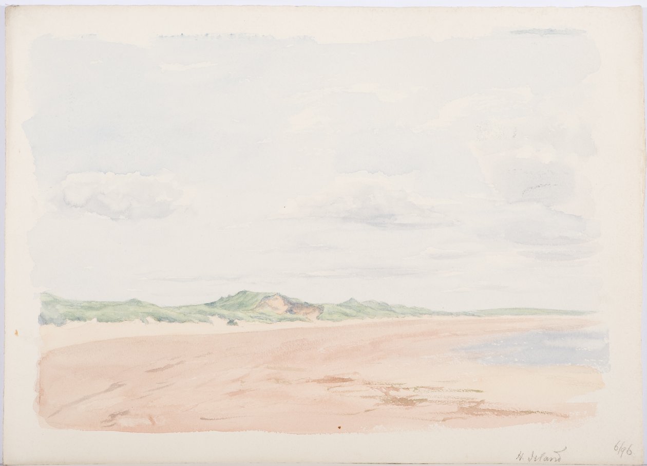 Szent Sziget, 1896 (ceruza és WC papíron) alkotó: Daniel Oliver