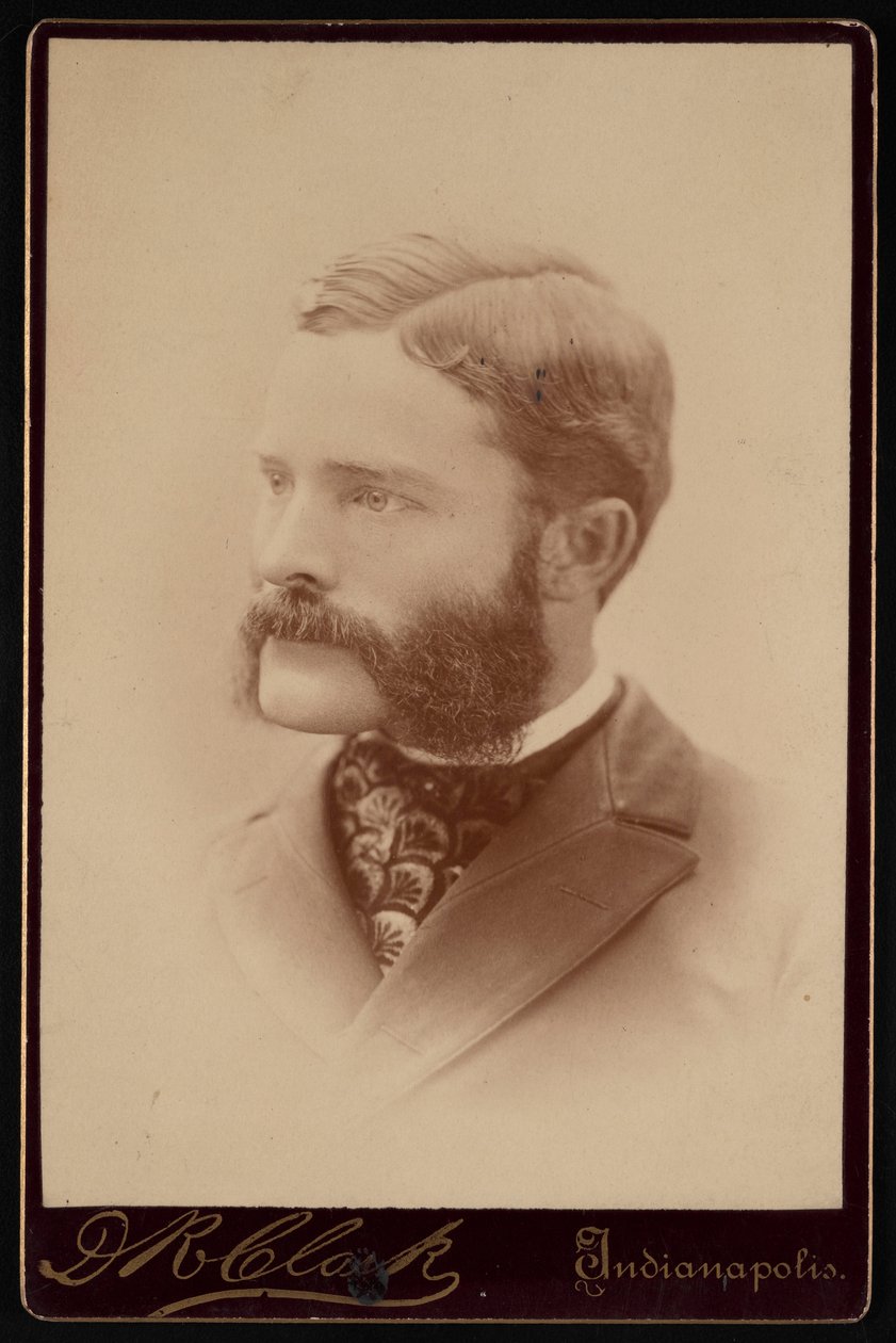 Barton Warren Evermann portréja 1853-1932, 1900 előtt. alkotó: Daniel R Clark