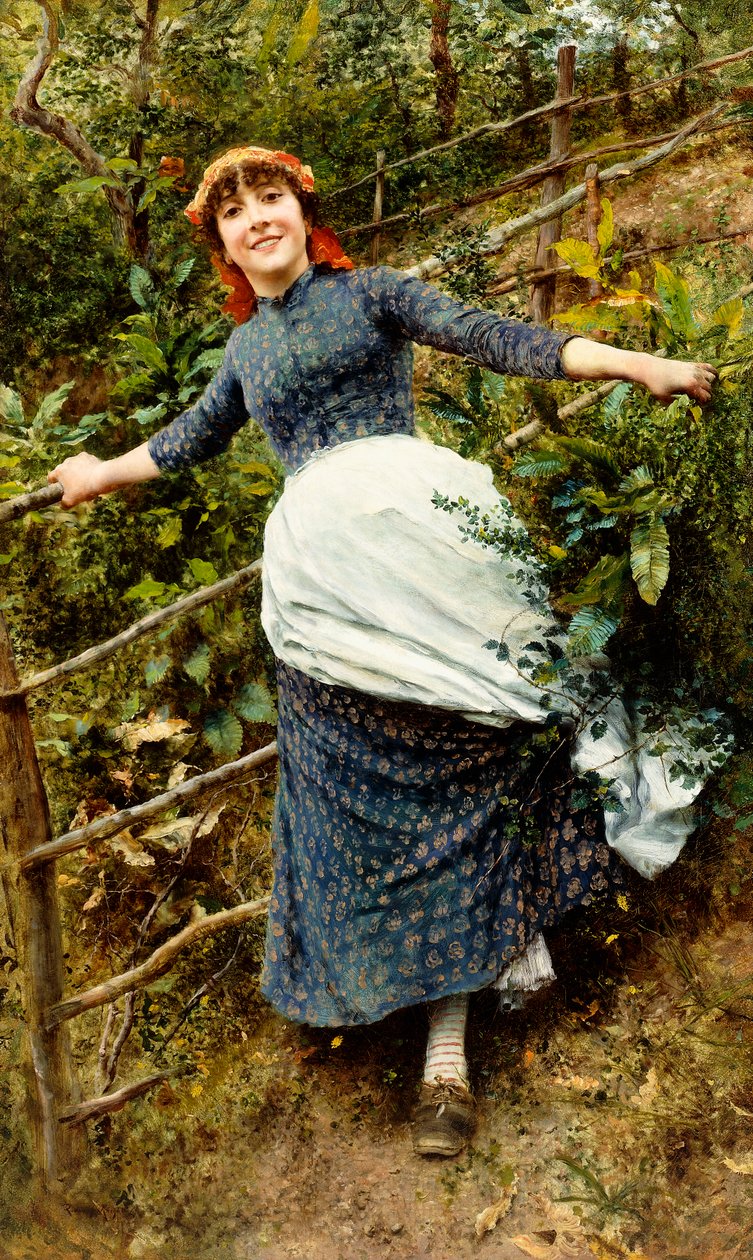 Nyári bolondság, 1880-as évek alkotó: Daniel Ridgway Knight