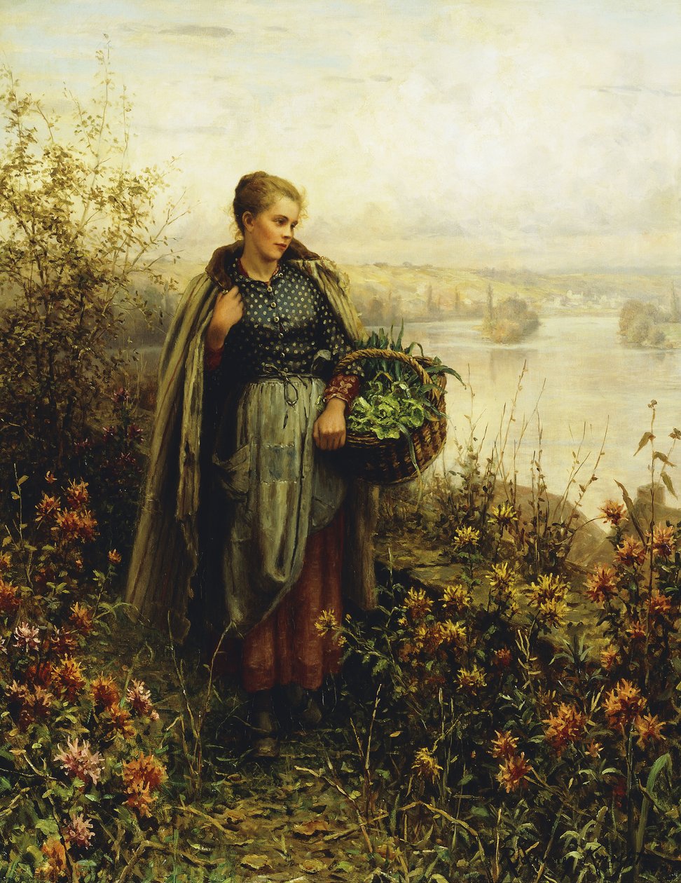 Reggeli hideg, alkotó: Daniel Ridgway Knight