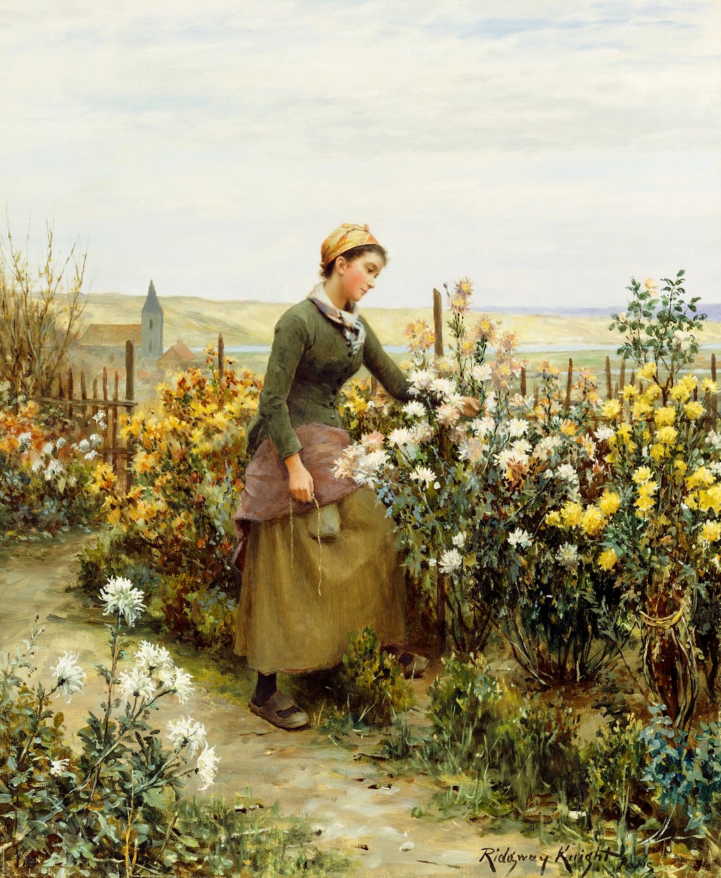 A kertész lánya, alkotó: Daniel Ridgway Knight