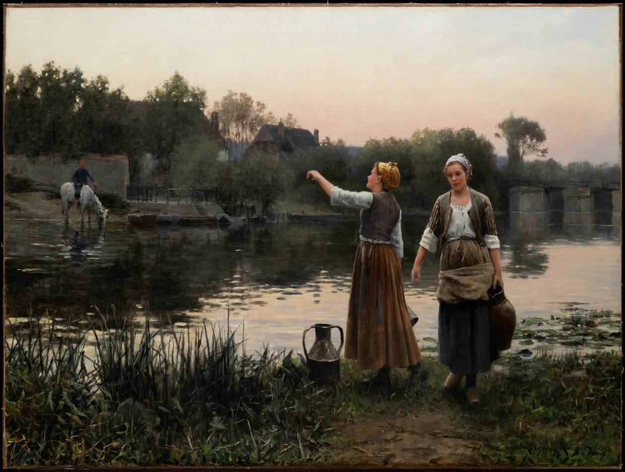 A vízhordók alkotó: Daniel Ridgway Knight