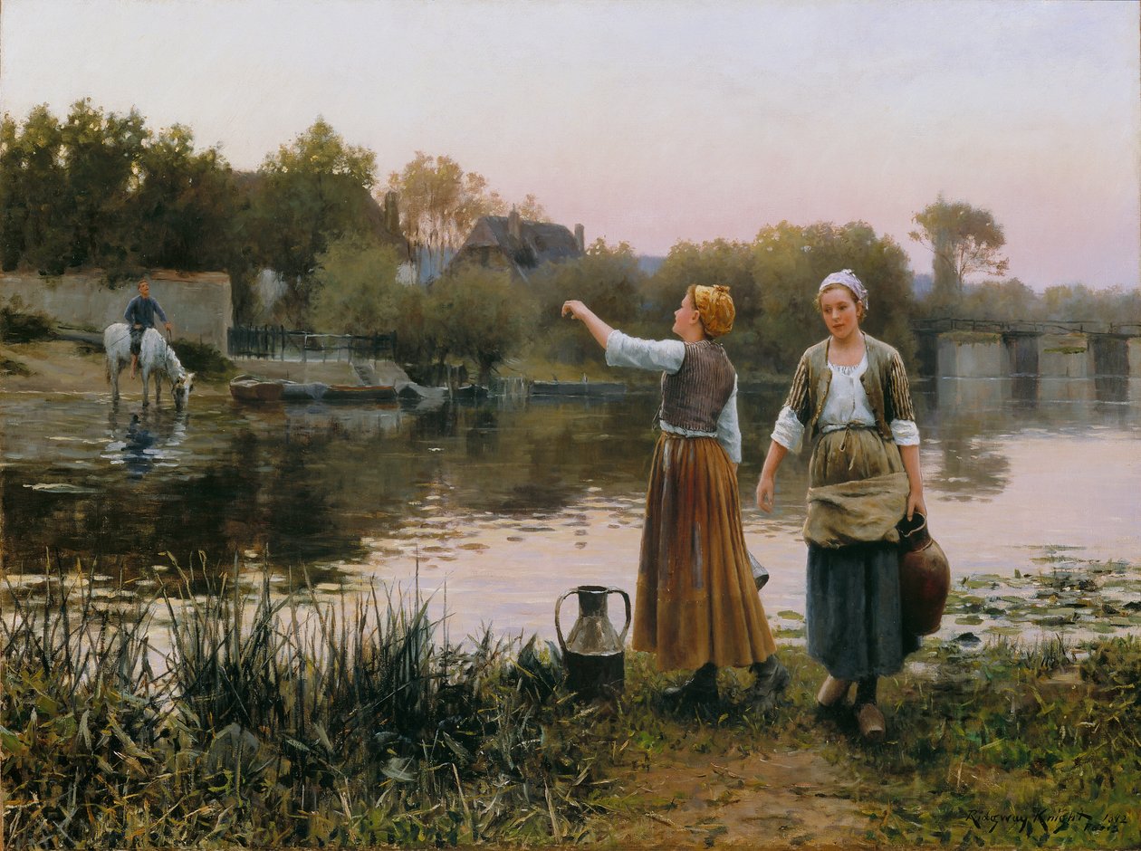 A vízhordók alkotó: Daniel Ridgway Knight