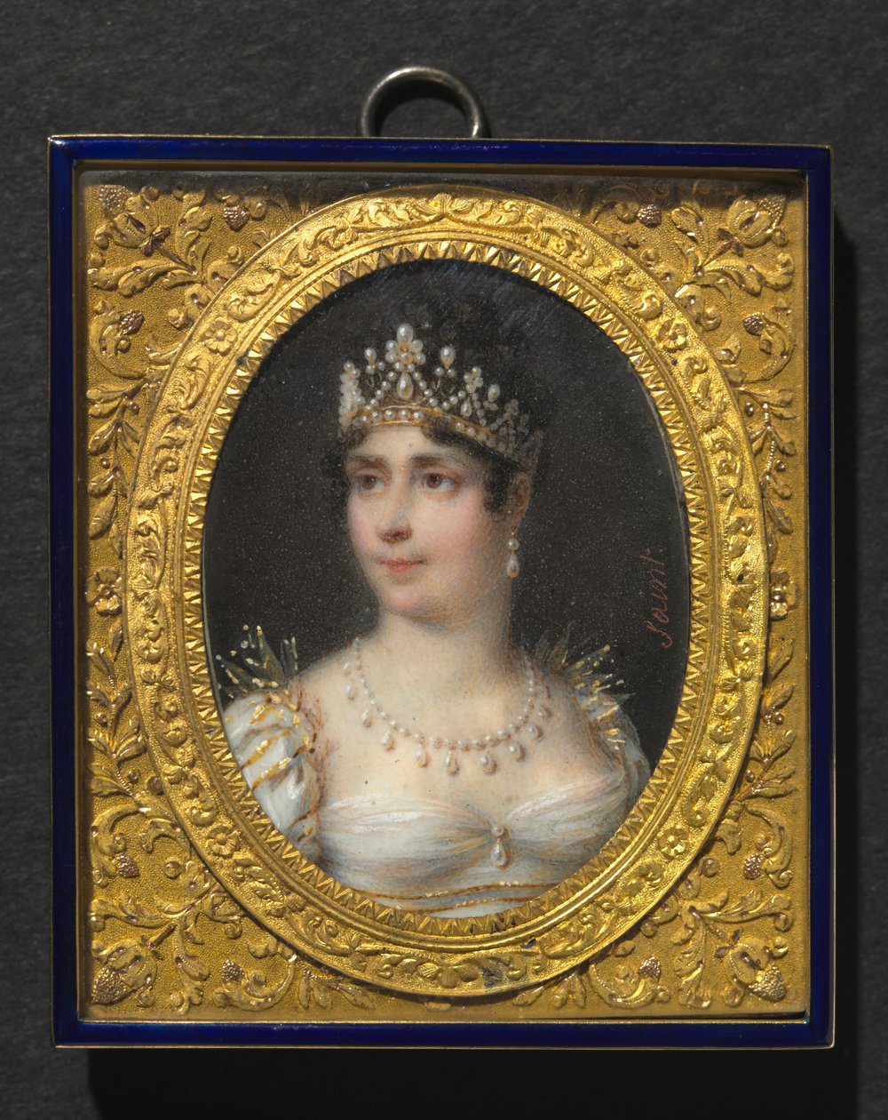 Joséphine de Beauharnais, a franciák császárnőjének portréja, c. 1806. alkotó: Daniel Saint