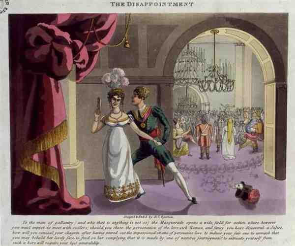 A csalódás, a művész által metszett, 1820-as évek (színes rézkarc) alkotó: Daniel Thomas Egerton