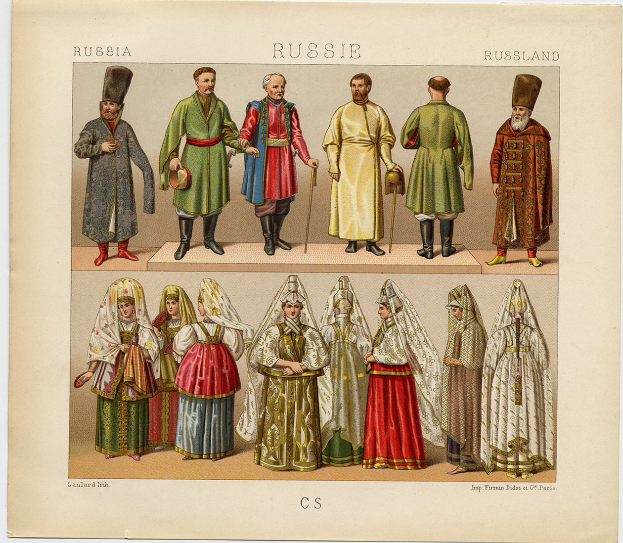 Orosz ruha, 1880 alkotó: Daniel Urrabieta Vierge