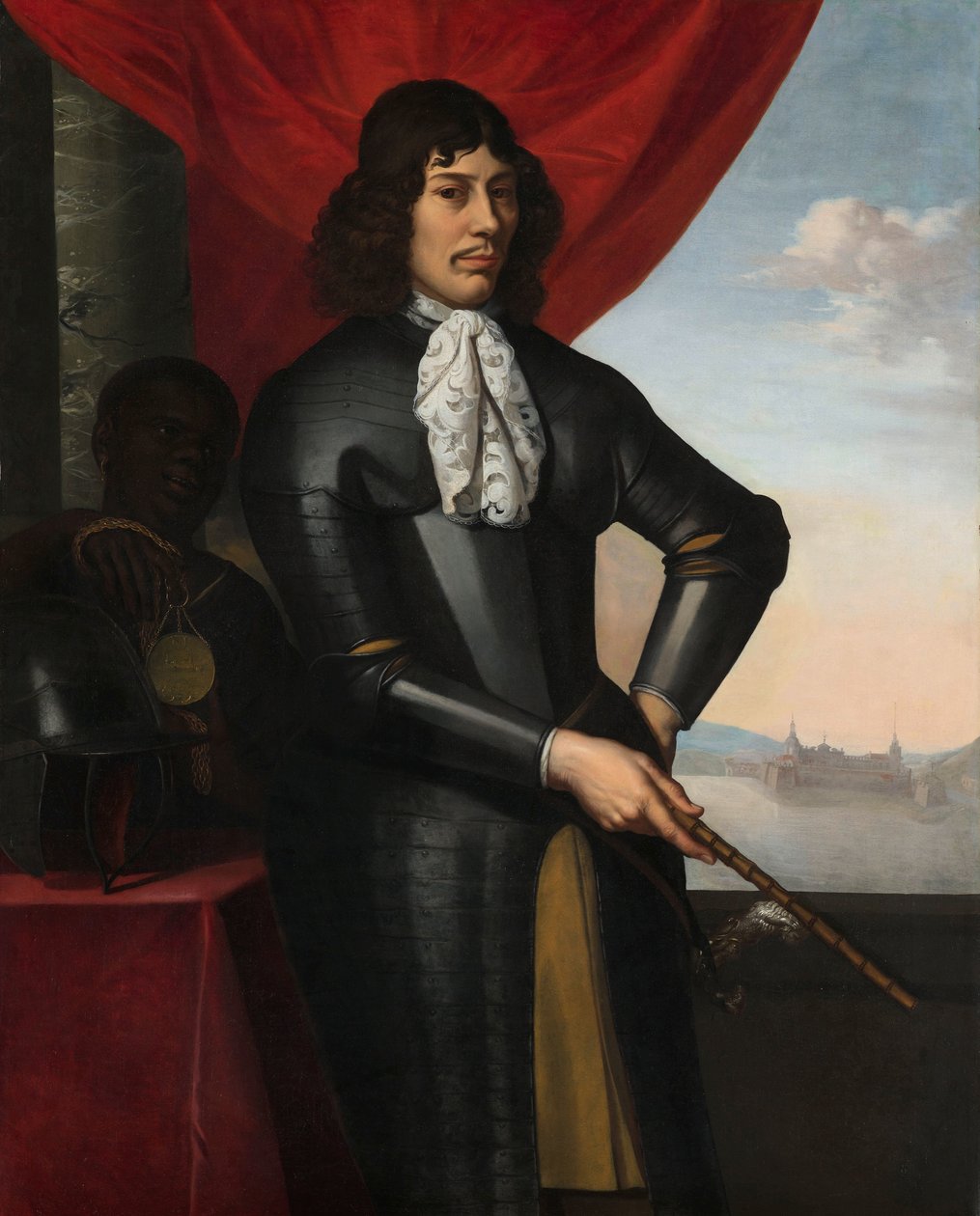 Jan Valckenburgh és egy rabszolga portréja alkotó: Daniel Vertangen (signed by artist)
