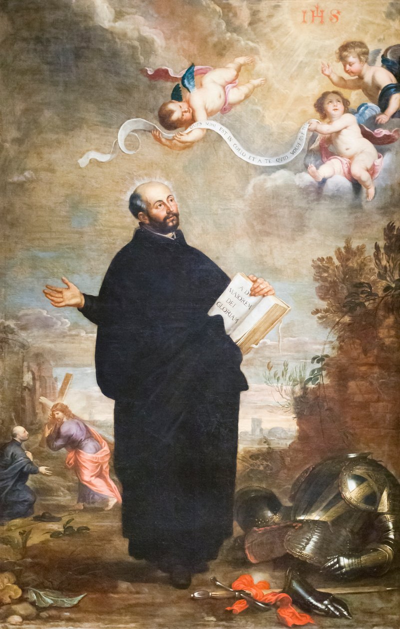 Loyolai Szent Ignác (olaj, vászon) alkotó: Daniel & Wildens Jan (1586 1653) Seghers