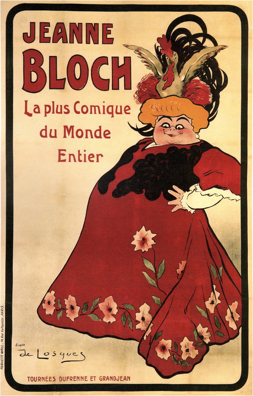 Jeanne Bloch, 1908 alkotó: Daniel de Losques