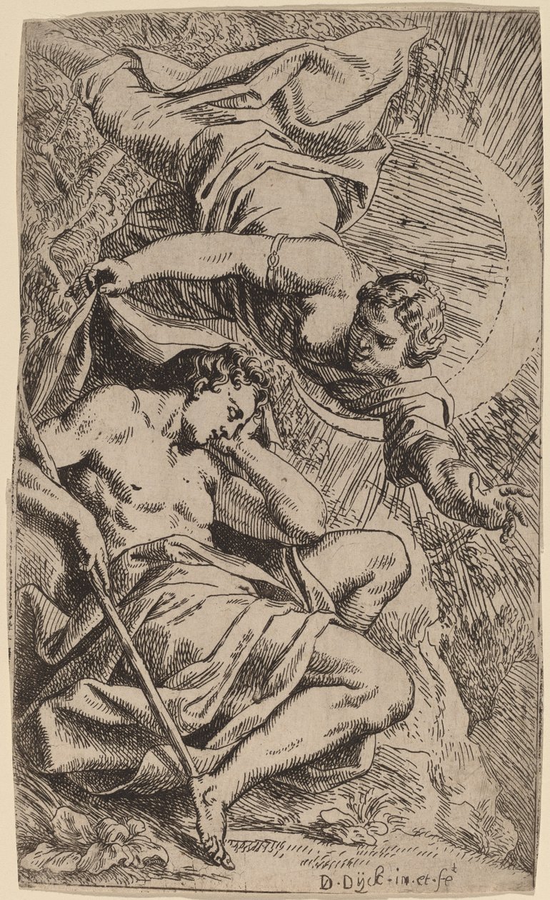 Diana és Endymion alkotó: Daniel van den Dyck