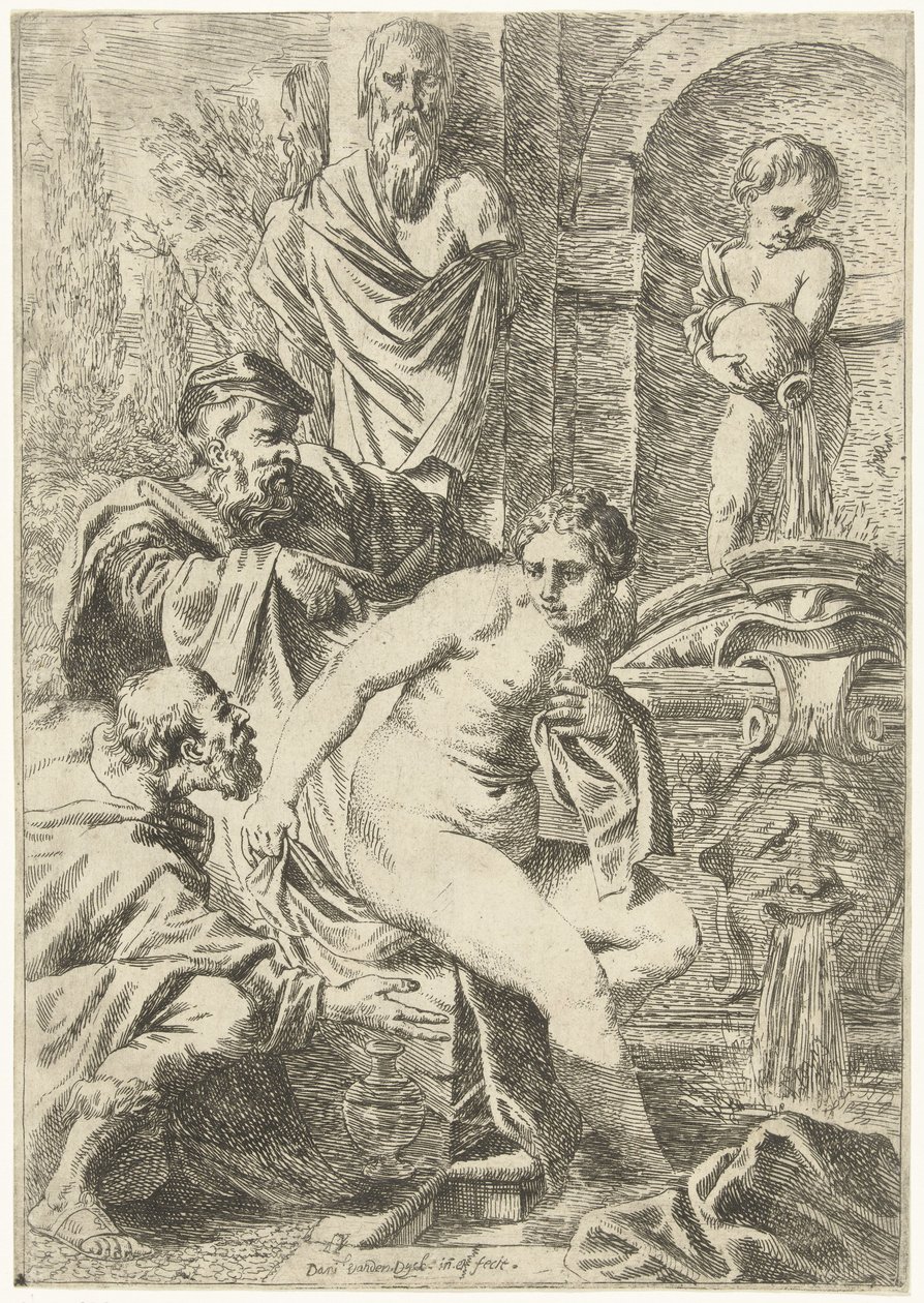 Susanna és a vének alkotó: Daniel van den Dyck