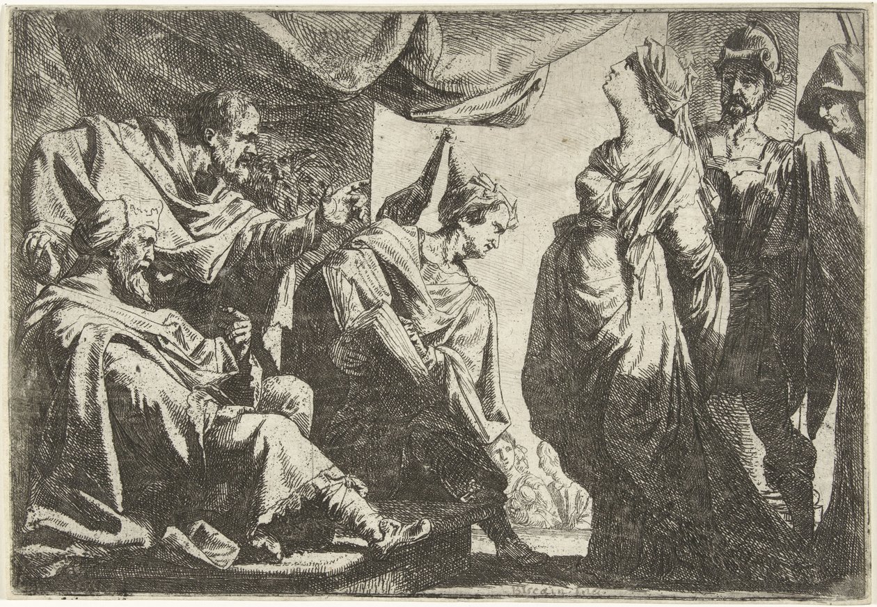 Susanna a bírók előtt alkotó: Daniel van den Dyck