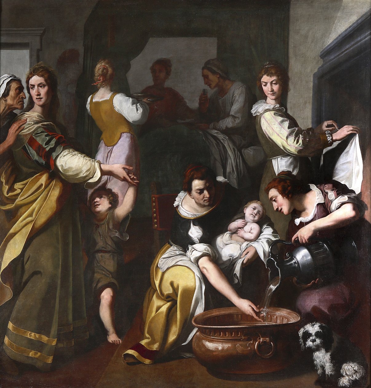 Szűz Mária születése alkotó: Daniele Crespi