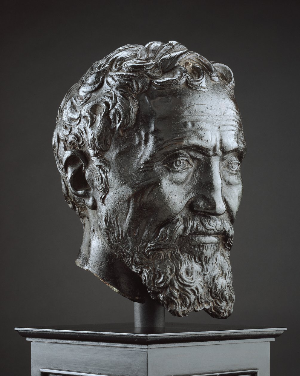 Michelangelo Buonarroti, c. 1560-1566 (bronz, sötétbarna patinával, elveszett viaszöntvény) alkotó: Daniele da Volterra