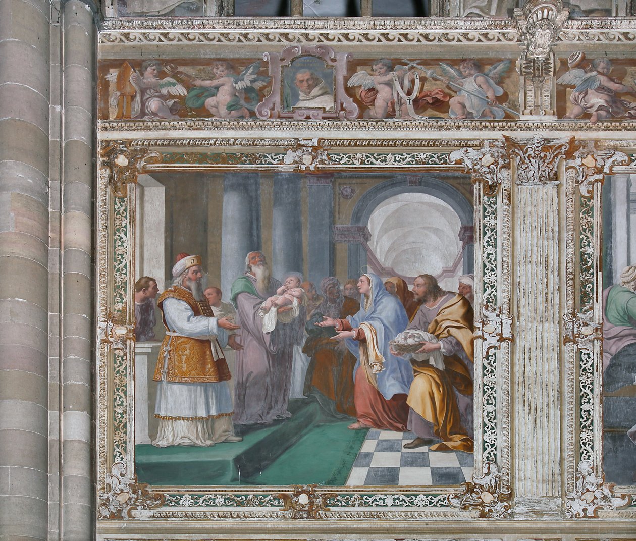 Bemutató a templomban alkotó: Daniele Crespi
