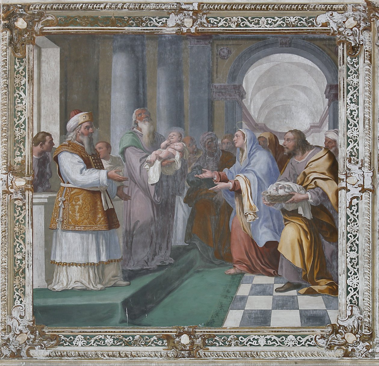 Bemutató a templomba alkotó: Daniele Crespi