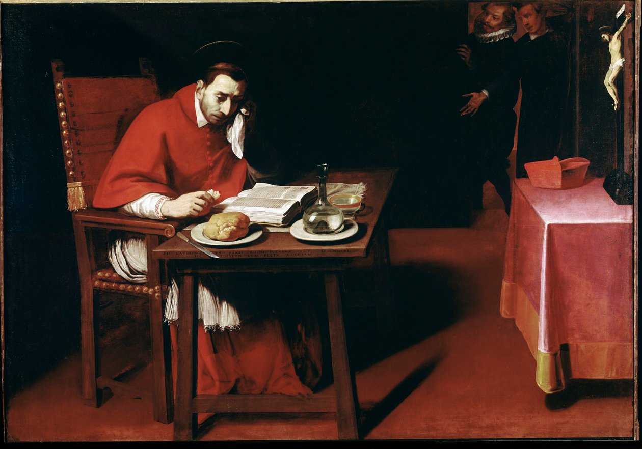 Charles Borromeo, Young ábrázolása (festmény alkotó: Daniele Crespi