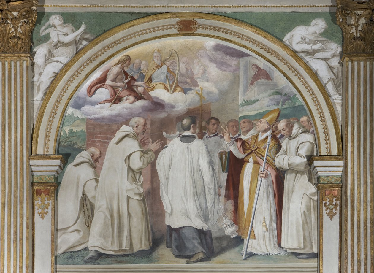 Szent Hugh, az első karthauzi kolostor alapítója, 1629 alkotó: Daniele Crespi