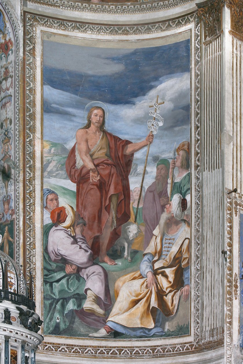 Szent János prédikál alkotó: Daniele Crespi