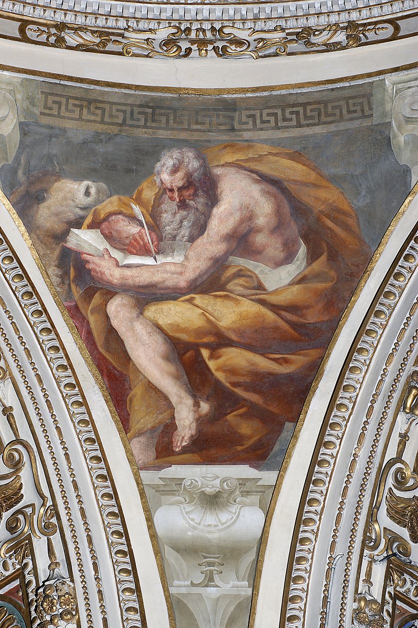 Szent Lukács (freskó) alkotó: Daniele Crespi