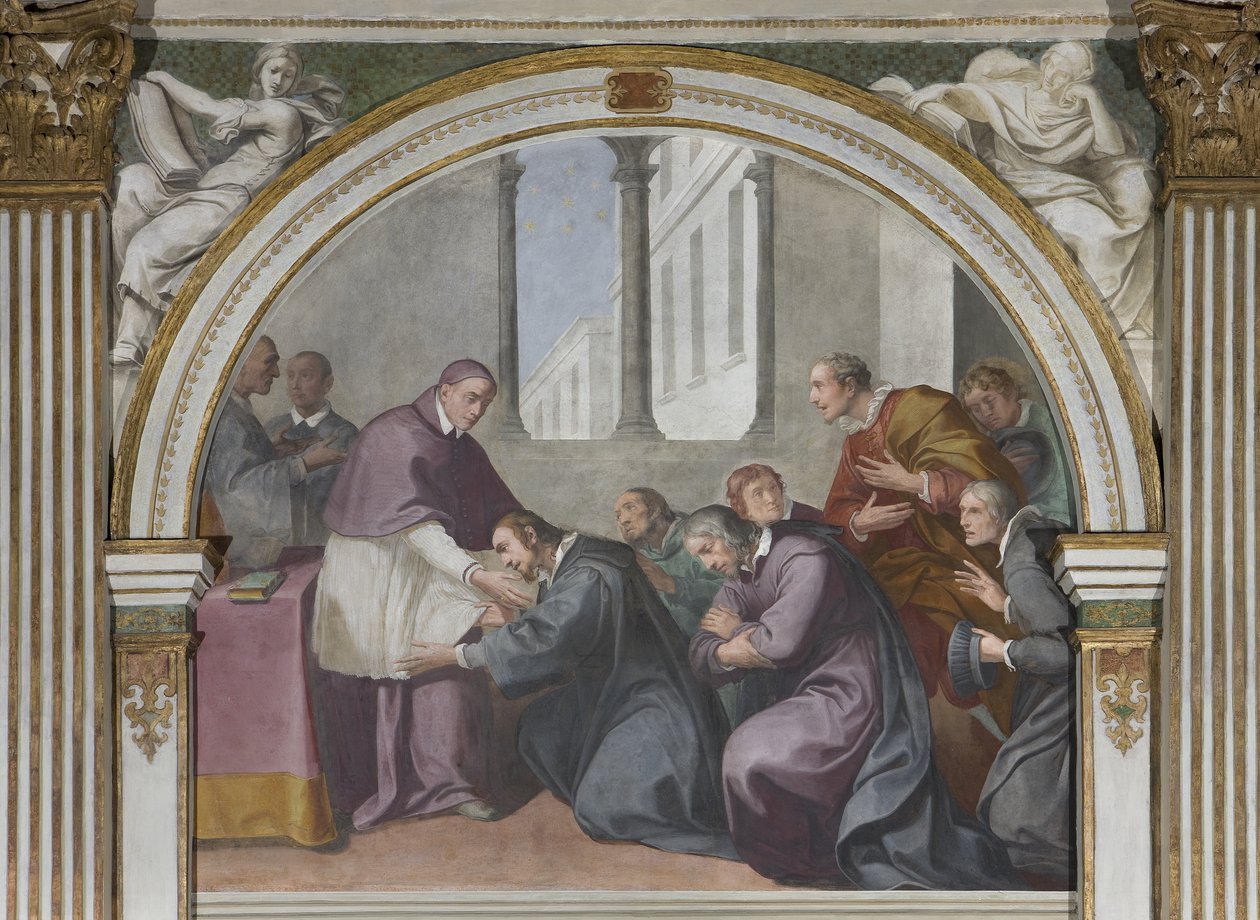 Szent Hugh és Szent Brúnó és társai, 1629 alkotó: Daniele Crespi