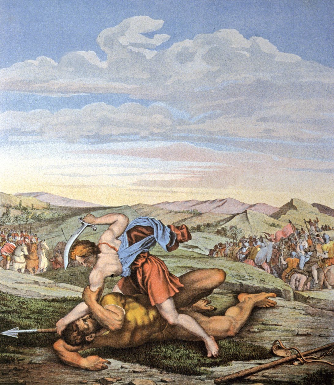 Dávid és Góliát alkotó: Daniele da Volterra (1509 66) (after)