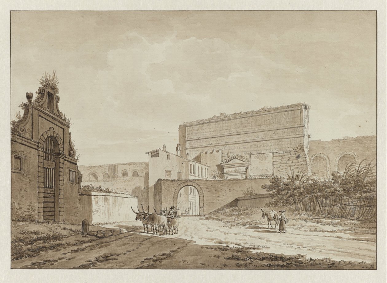 A Porta Maggiore Rómában De Porta Maggiore Rómában alkotó: Daniël Dupré