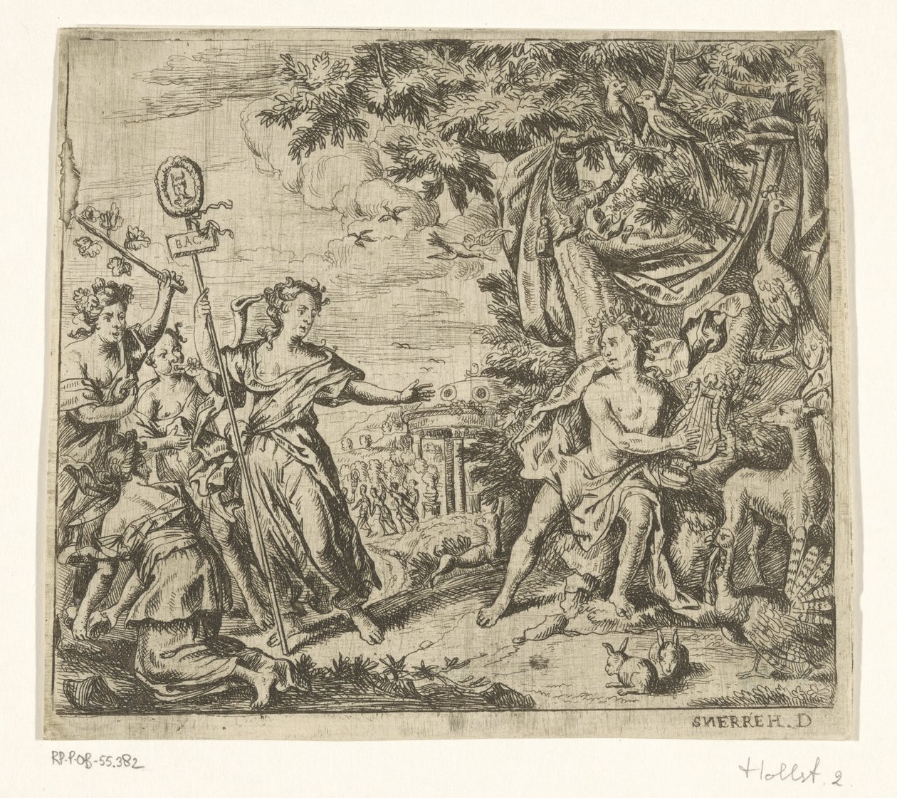 Orpheus és Ciconia maenádjai alkotó: Daniël Herreyns (I)