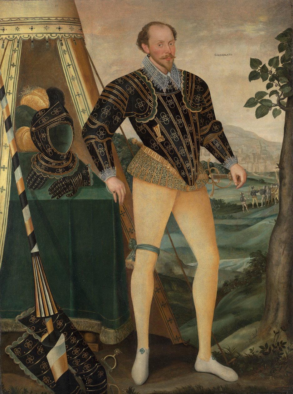 Sir William Drury, Hawstead, Suffolk (1550–1590) alkotó: Daniël van den Queborne