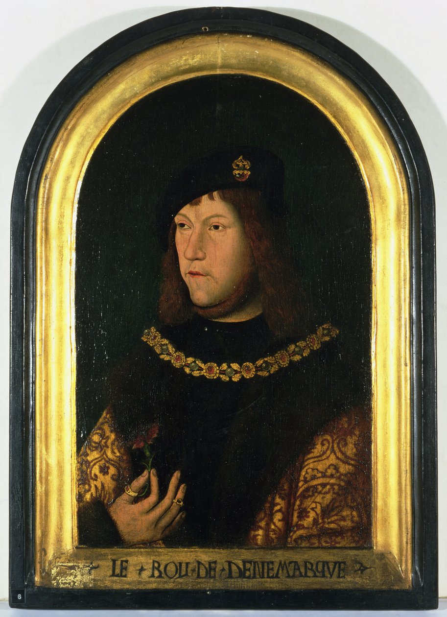 I. Frigyes (1471-1533) Dánia királya, 1520 körül (olaj, tábla) alkotó: Danish School
