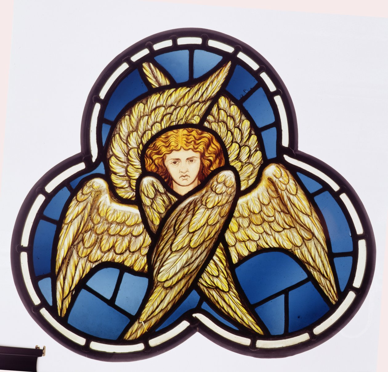 Sokszárnyú angyalt ábrázoló ablak, a William Morris gyár gyártása, 1870 (ólomüveg) alkotó: Dante Gabriel and Burne Jones, Edward Rossetti